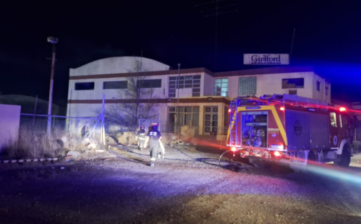 Se produjo un incendio en la ex fábrica Guilford
