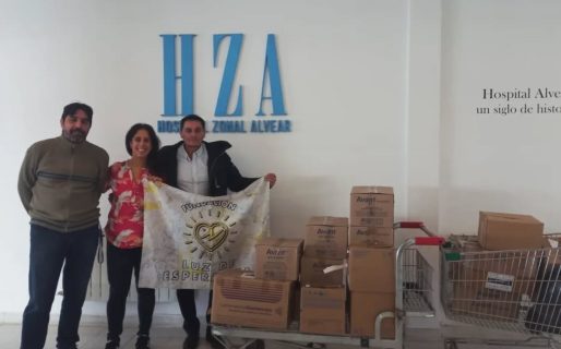 El Hospital Alvear recibió donaciones de la Fundación Luz de Esperanza para fortalecer la atención a adultos