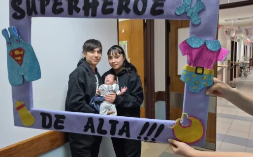 La familia de Ángel, el bebé del milagro, le agradeció a neonatología: “No hay palabras”