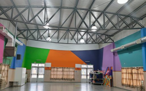 Provincia avanza con obras de refacción y mantenimiento en escuelas de Comodoro