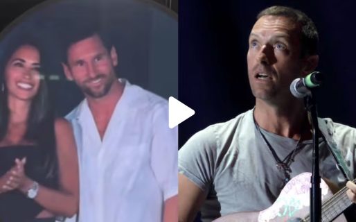 <strong>Lionel Messi y Antonella  fueron sorprendidos por la “kiss cam” de Coldplay: la particular reacción del ídolo</strong>