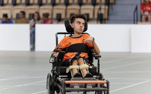 Khaleb Manzur, orgullo comodorense: ganó la medalla de bronce en el Mundial de Fútbol Adaptado en París