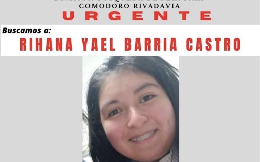 Buscan a una adolescente de 14 años desaparecida en Comodoro