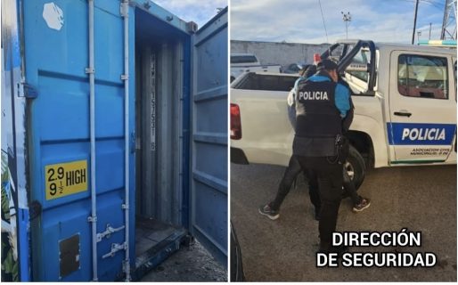 Saltó el paredón del Club Huracán, robó cables y lo agarraron al instante