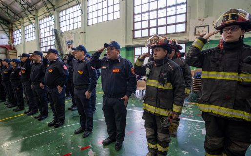 La Asociación de Bomberos Voluntarios conmemoró su 86° aniversario con un emotivo acto