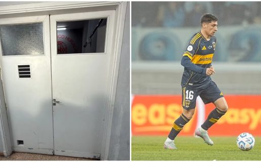 La furia de Merentiel en el Ducó: rompió un vidrio en el vestuario de Boca