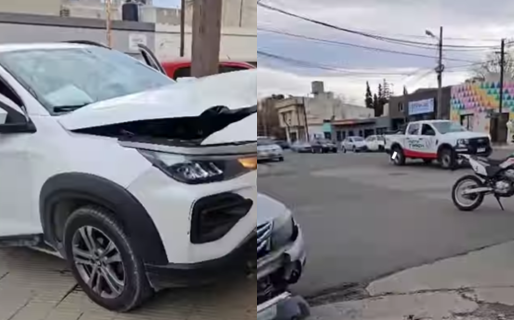 Otro accidente vial dejó a una mujer herida: ocurrió en Dorrego y Urquiza