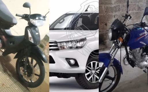 Robos en serie en Comodoro: se llevaron dos motos y una Hilux en menos de 24 horas