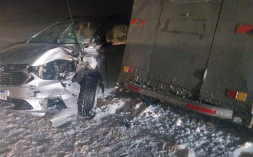 Choque con lesionados en Ruta N°3