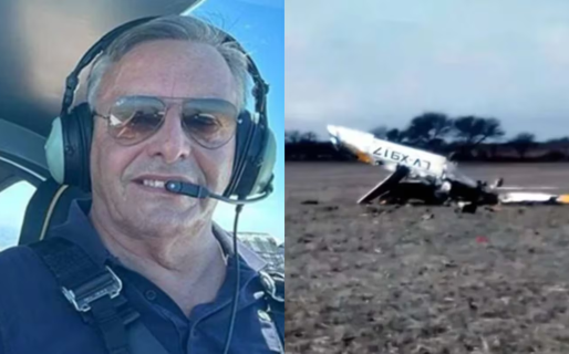 Murió un intendente al estrellarse con su avioneta en un campo