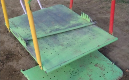 Daños en juegos infantiles: «Lamentamos que no cuiden lo que tenemos»