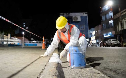 Se ejecuta un plan nocturno de mantenimiento y mejoramiento en el centro de la ciudad