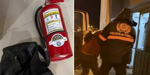 Un hombre fue detenido tras intentar robar en oficinas del cementerio de Km9