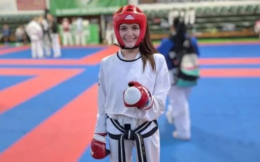 <em>Luciana Reyes organiza un bingo peña para viajar al Mundial de Taekwondo en Croacia</em>