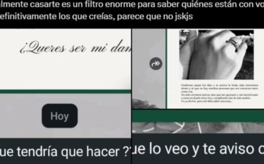 Una joven envió invitaciones a su boda por WhatsApp y las respuestas que recibió la decepcionaron
