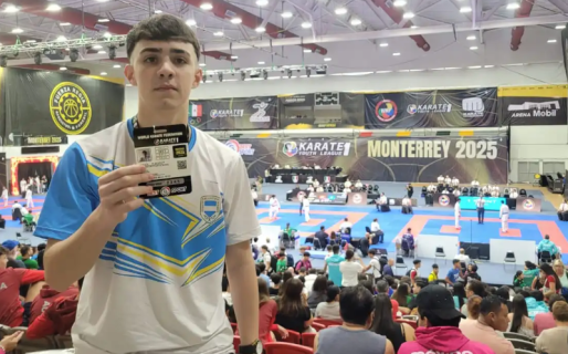 Franco Moroncini debuta en la Liga Juvenil Mundial de Karate