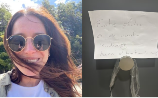 Alquiló un departamento, fue a verlo por primera vez y encontró un inesperado cartel del vecino