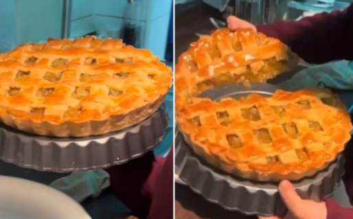 Una joven hizo una pasta frola perfecta, pero al desmoldarla todo salió mal: “Iba bien hasta que…”