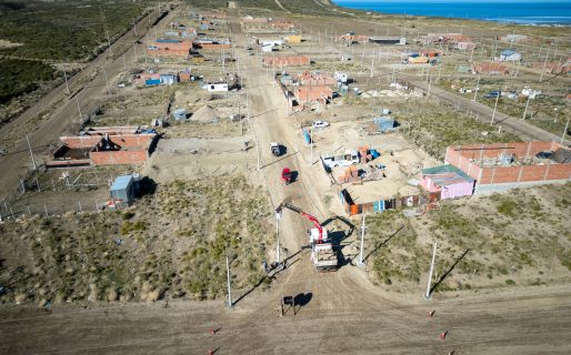 Avanzan las obras para beneficiar a 800 familias de Radio Estación