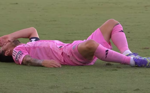 Lionel Messi salió lesionado a los siete minutos en el partido del Inter Miami