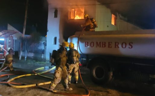 Los perros de la familia desataron el incendio de una vivienda
