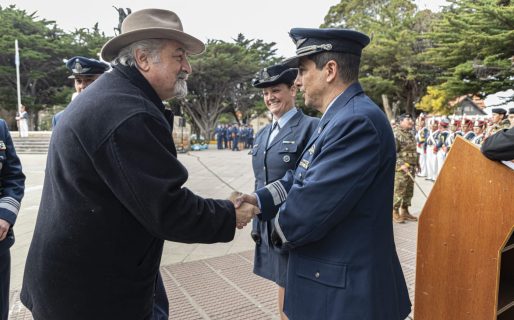 Othar acompañó el acto por el 175° aniversario del Paso a la inmortalidad del Gral. José de San Martín