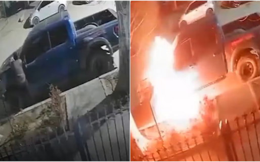 Incendiaron en la Patagonia una camioneta de Marcos Rojo valuada en más de $100 millones