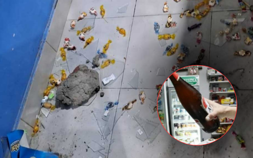 No le quisieron fiar una cerveza y destapó su bronca en el almacén