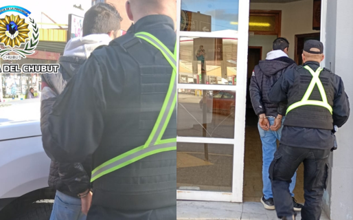 Lo buscaban en Madryn y lo detuvieron mientras paseaba por el centro de Comodoro