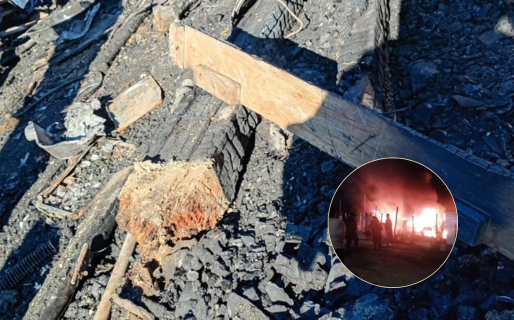 La familia de Cerro Solo sigue solicitando ayuda tras un incendio: necesitan una garrafa, ropa y calzado