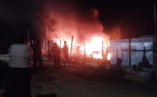 Una estufa eléctrica habría provocado el incendio de un domicilio en el B° Cerro Solo