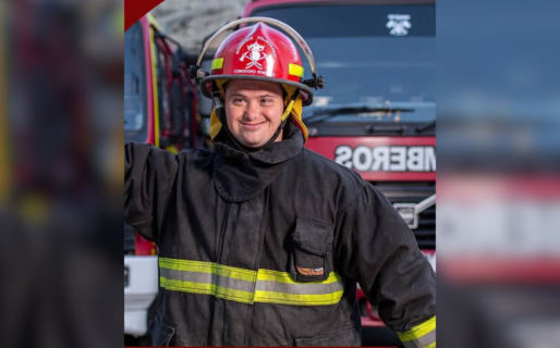 El primer Bombero Voluntario Honorífico del país: la historia de Machi