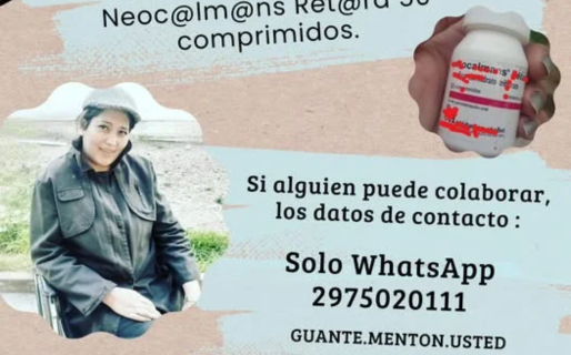 Marina lucha por seguir caminando y necesita medicación urgente