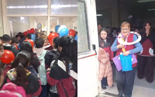 Se jubiló Miryam, la auxiliar de educación de la Escuela San Juan Bosco