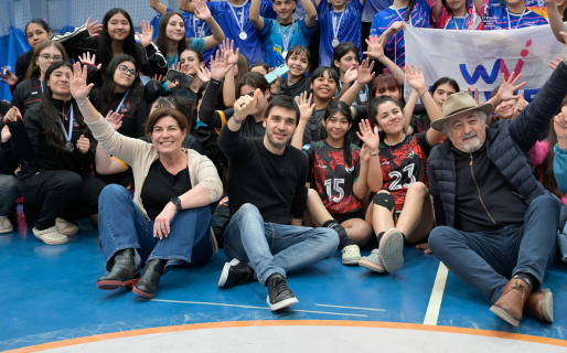 Othar, Torres y Romero juntos en la final provincial de vóley