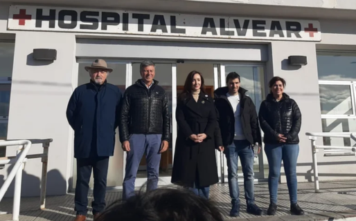 En Comodoro, Torres inaugura el muro de contención costero del Hospital Alvear junto a Villarruel