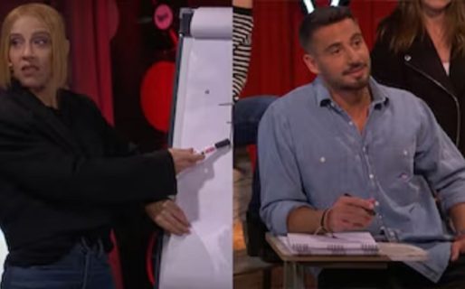 La clase de inglés de Juliana Gattas para Nico Occhiato y los coaches en La Voz Argentina