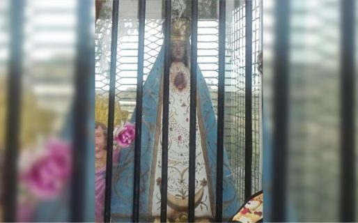 Robaron la Virgen que una familia cuidaba hace ocho años