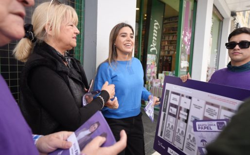 Frias realizó actividades en Comodoro, de cara a las elecciones de octubre 