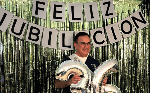 Daniel Bustamante se jubiló tras 36 años en CABIN: “Un ejemplo de compromiso en la salud”