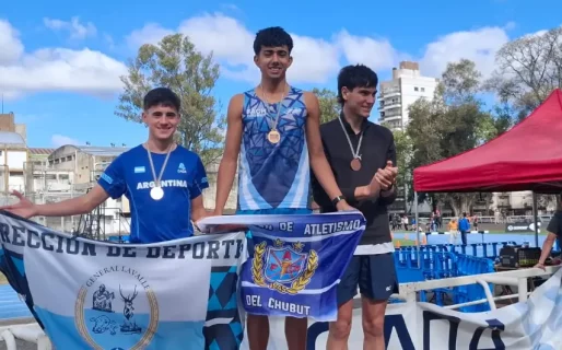 Medallas para el comodorense Matías Bellido en el Nacional U20 en Rosario