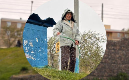 Un vecino transformó un basural en un espacio verde para el disfrute de todo el barrio Ceferino
