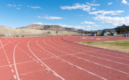 Avanzan los trabajos para la iluminación de la Pista de Km. 4