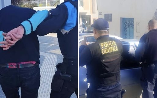 Forzó la puerta de un auto, robó una billetera y se escondió en una escuela