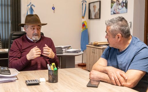 Othar recibió al ministro Iturrioz para interiorizarse sobre el operativo antidrogas efectuado en Comodoro