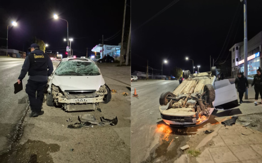 Choque en Yrigoyen y Ramos Mejía: un acompañante trasladado por prevención