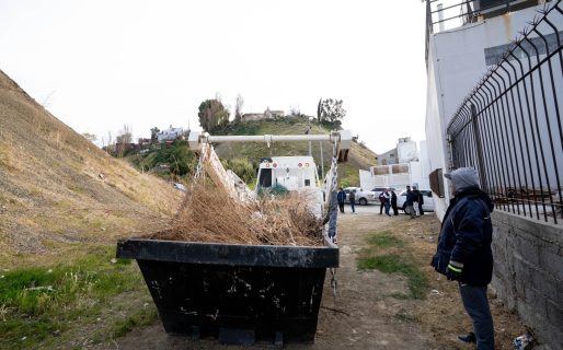 Reacondicionan un sector del cerro que afecta a distintas viviendas de la zona céntrica