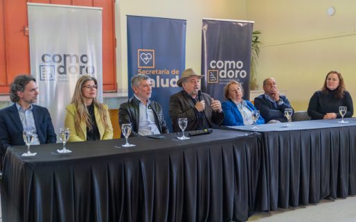 Con amplio acompañamiento institucional Comodoro Rivadavia presentó el Distrito de Salud