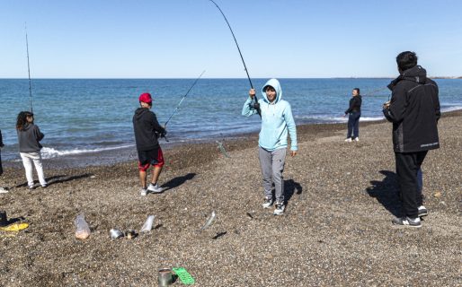 Adolescentes de La Esquina participaron en un proyecto de inclusión y pesca