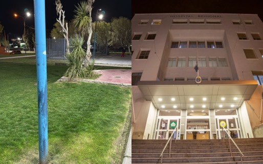 Un niño sufrió una descarga eléctrica en una plaza y debió ser hospitalizado